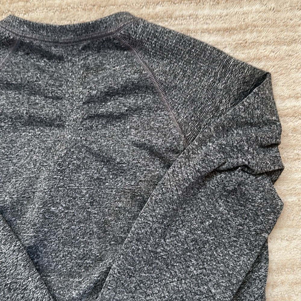 Athleta Tracker Half Zip Pullover Gray Size Small - image 10